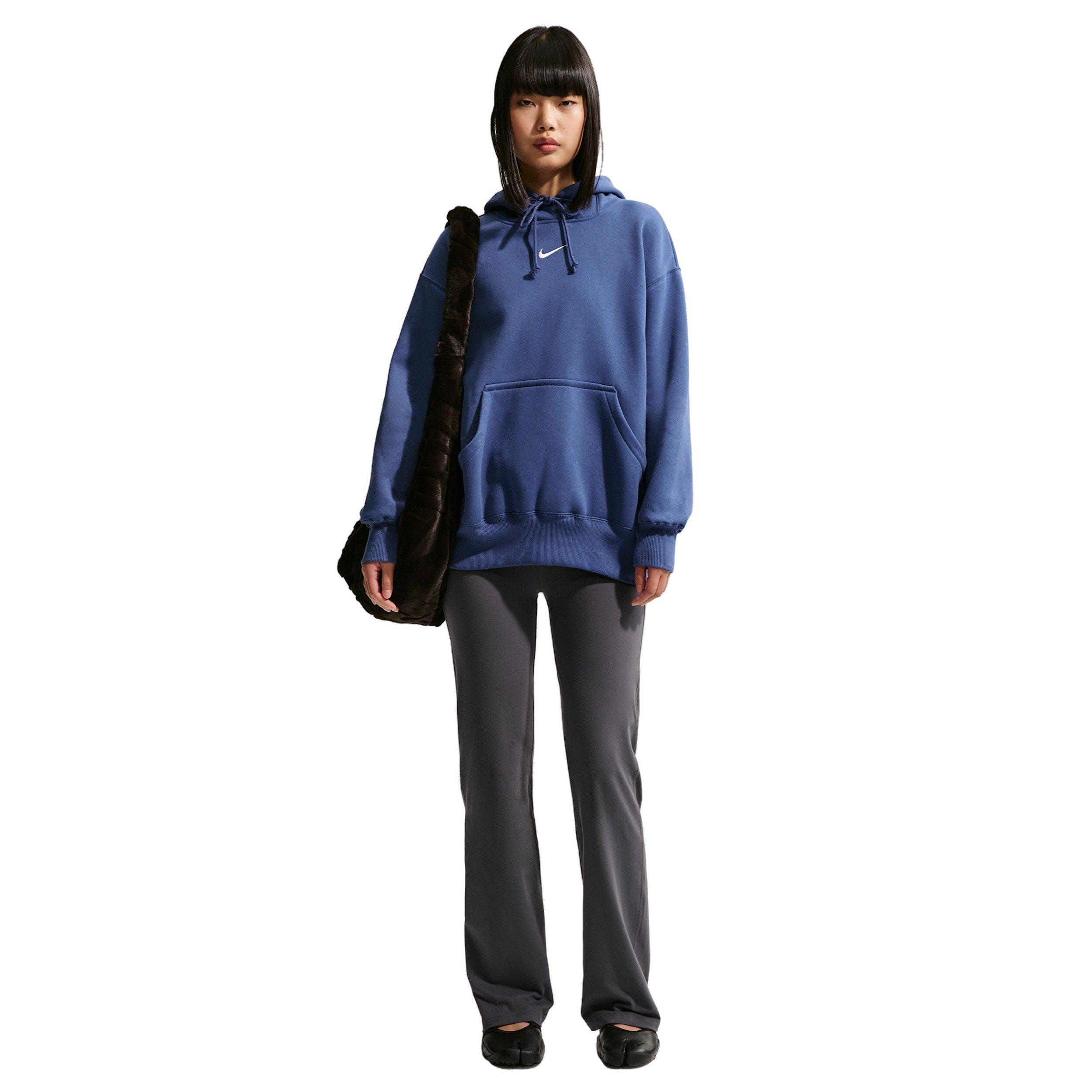 Nike Women's Sportswear Phoenix Fleece Oversized Pullover Hoodie - NAVY